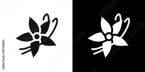 Vanilla icon Symbol mark in filled style