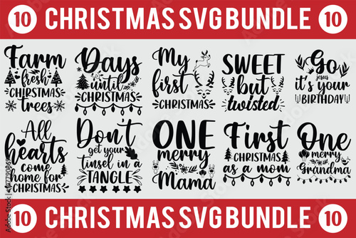 Christmas svg bundle, christmas t-shirt design bundle for sale, christmas funny bundle