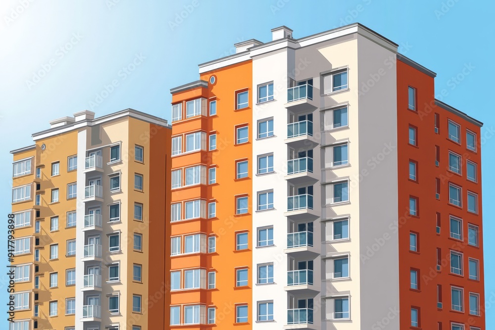 Modern apartment building exterior design Modern apartment building exterior design
