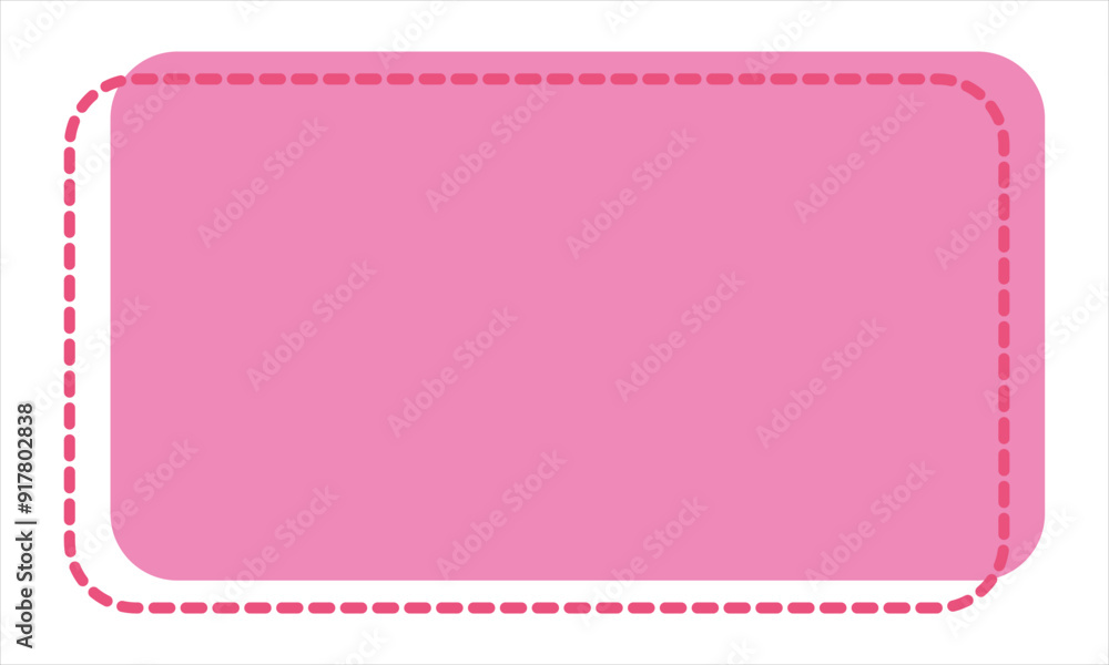 Pink rectangular background and pink frame with rounded corners on white background. Blog or message box and chat comments. EPS 10/AI Pink rectangular background and pink frame with rounded corners on white background. Blog or message box and chat comments. EPS 10/AI