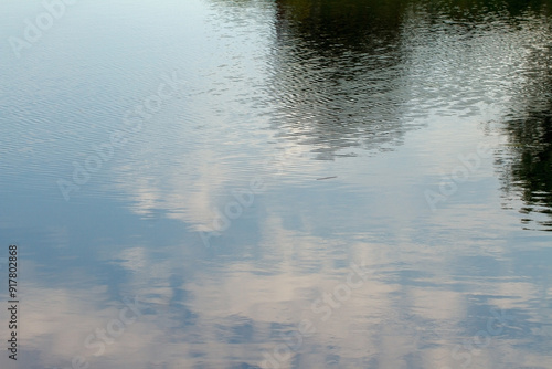 Reflection on the water.