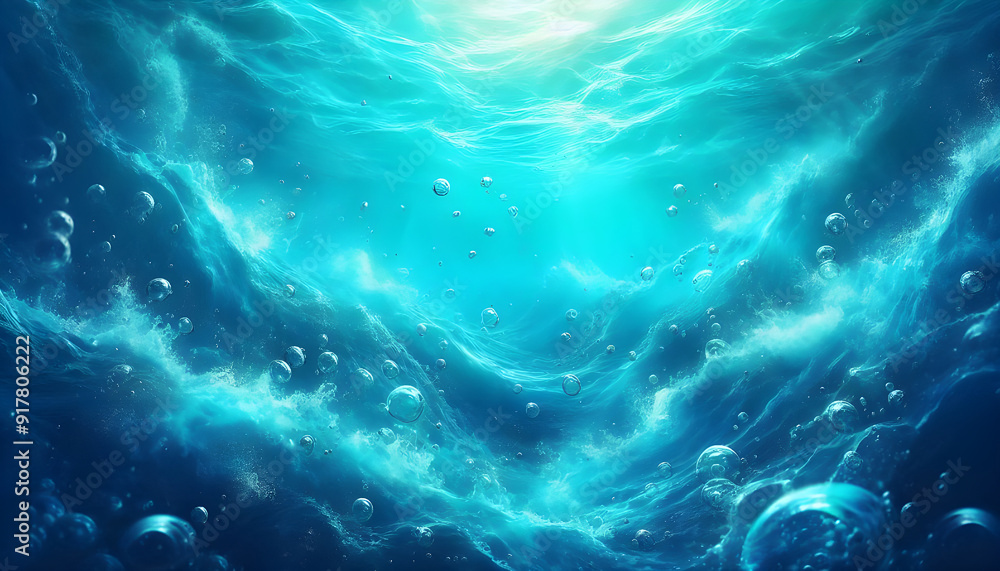 Aqua blue sea water background Aqua blue sea water background