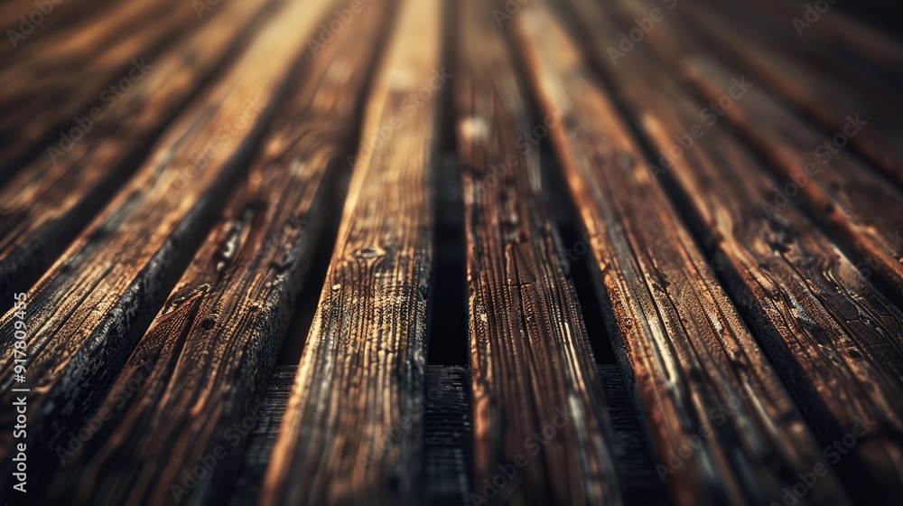 A clear photo of a wooden table top with a focused background A clear photo of a wooden table top with a focused background