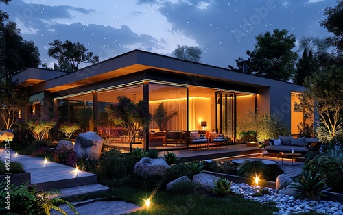 Wallpaper Mural Edit image to transform from daytime to nighttime Torontodigital.ca