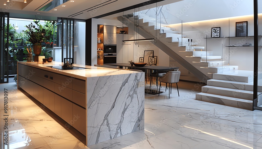 Highquality marble countertop, modern design, visually stunning Highquality marble countertop, modern design, visually stunning