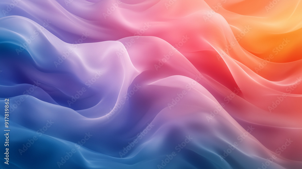 Smooth Flowing Waves of Color Blending Seamlessly Smooth Flowing Waves of Color Blending Seamlessly
