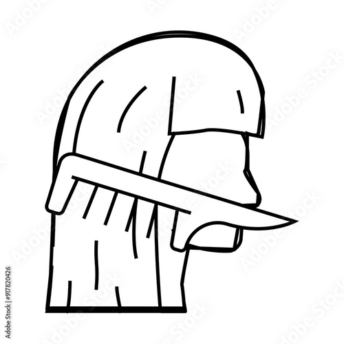 hair comb-out line icon vector. hair comb-out sign. isolated contour symbol black illustration