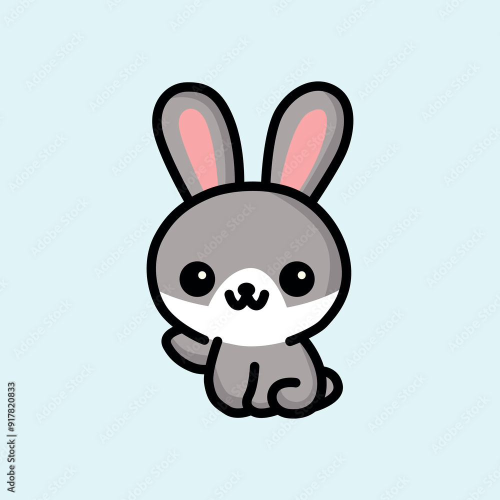 cute bunny or rabbit vector illustration graphic cute bunny or rabbit vector illustration graphic