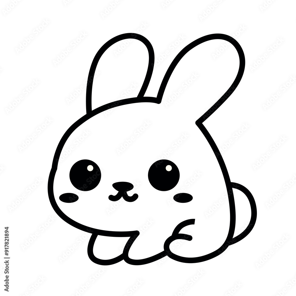 cute bunny or rabbit vector illustration graphic cute bunny or rabbit vector illustration graphic