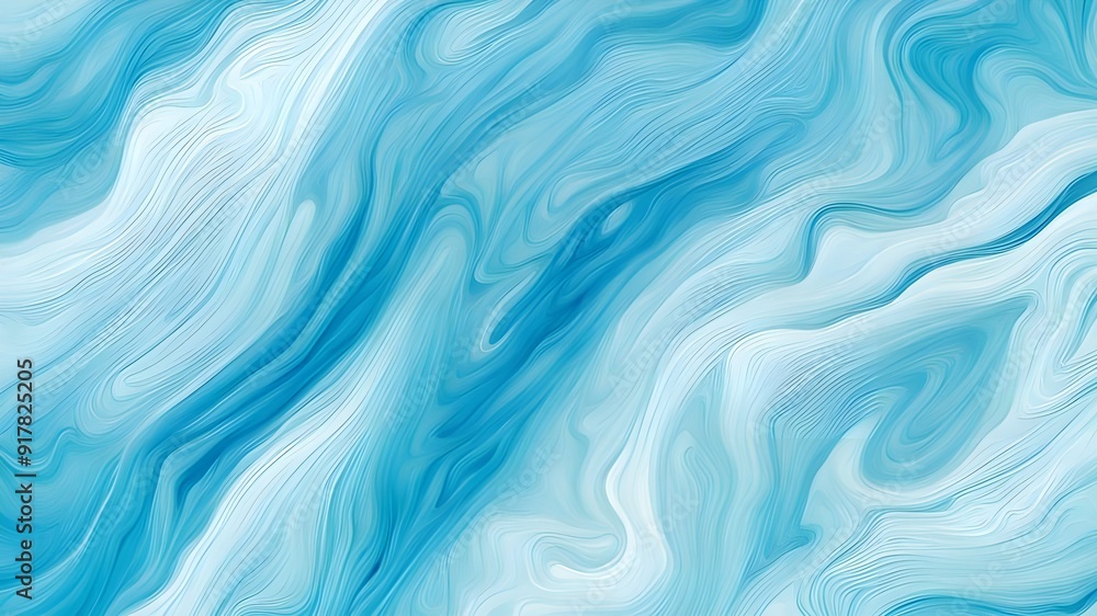 Obraz premium sky blue ink liquid background 