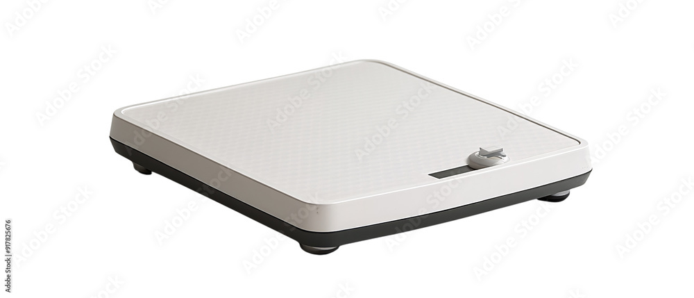 Digital Scale With White Platform And Grey Base Digital Scale With White Platform And Grey Base