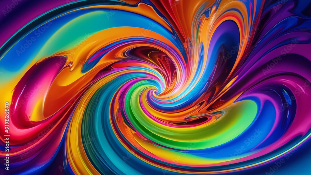Rainbow Vortex Background Rainbow Vortex Background