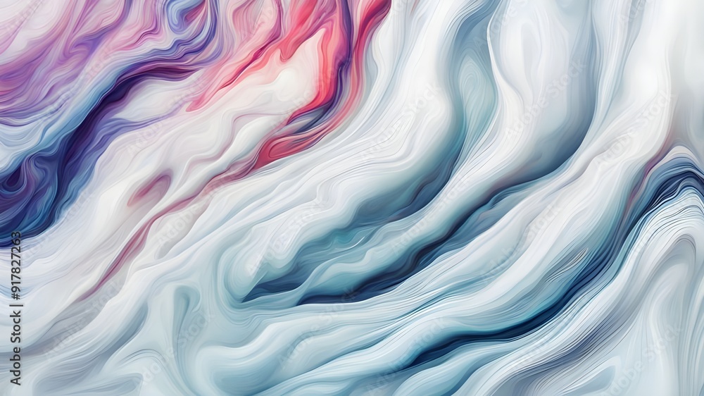 Obraz premium white ink liquid background 