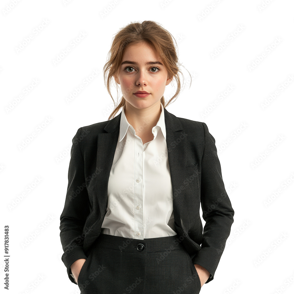 Woman Hopeful Preparing For Job Interview On Transparent Png Background For Interview Preparation Advertisements . Generative ai Woman Hopeful Preparing For Job Interview On Transparent Png Background For Interview Preparation Advertisements . Generative ai