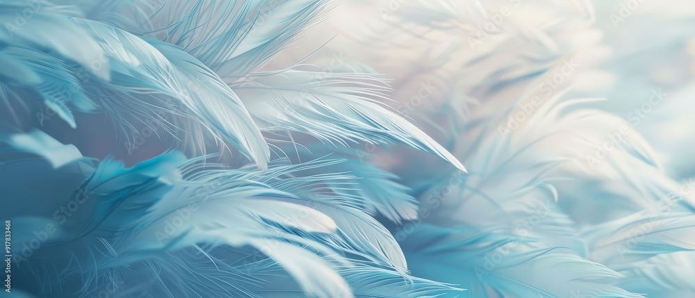 Obraz premium soft feather texture