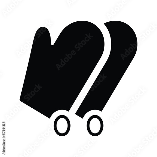 Oven glove icon.