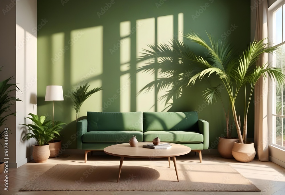 A living room with a couch coffee table and a television A living room with a couch coffee table and a television