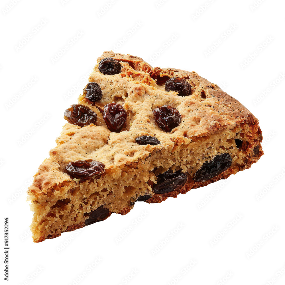 Delicious slice of fruit cake with raisins, perfect for dessert or afternoon tea, showcasing a flavorful and moist texture. Delicious slice of fruit cake with raisins, perfect for dessert or afternoon tea, showcasing a flavorful and moist texture.