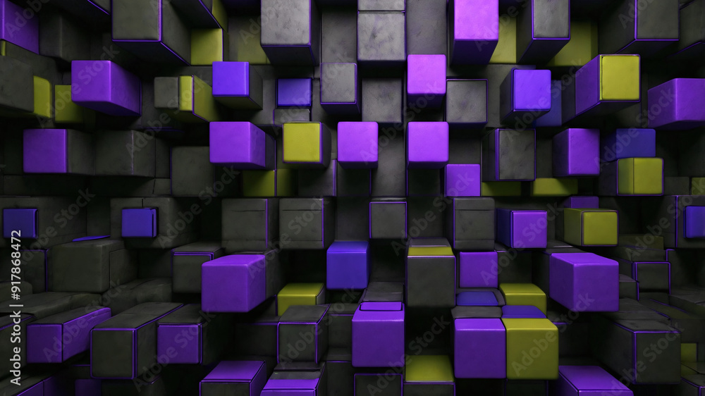 Abstract geometric structure for elegant banner concept. Beautiful 3d mosaic Abstract geometric structure for elegant banner concept. Beautiful 3d mosaic