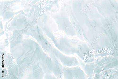 透明感のある水面と大理石のイメージ