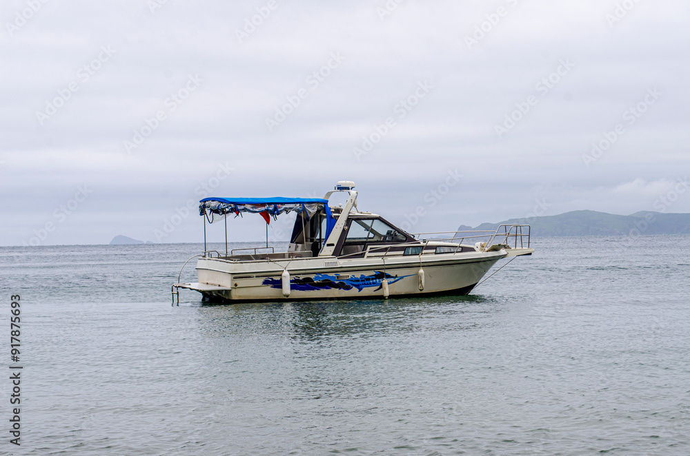 Obraz premium boat on the beach