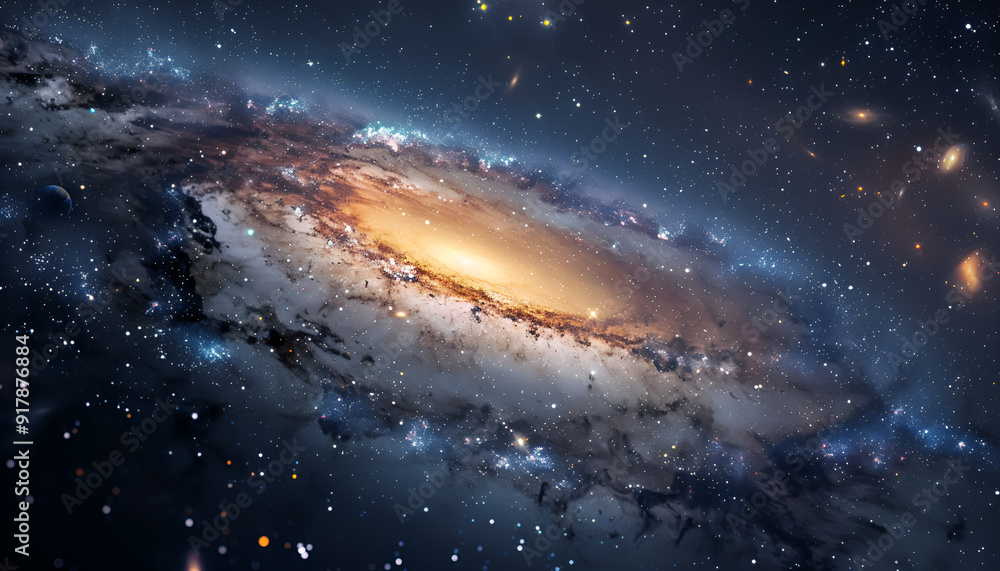 Obraz premium universe with galaxies