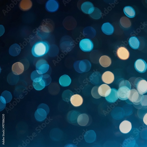 blue blurry underwater bokeh