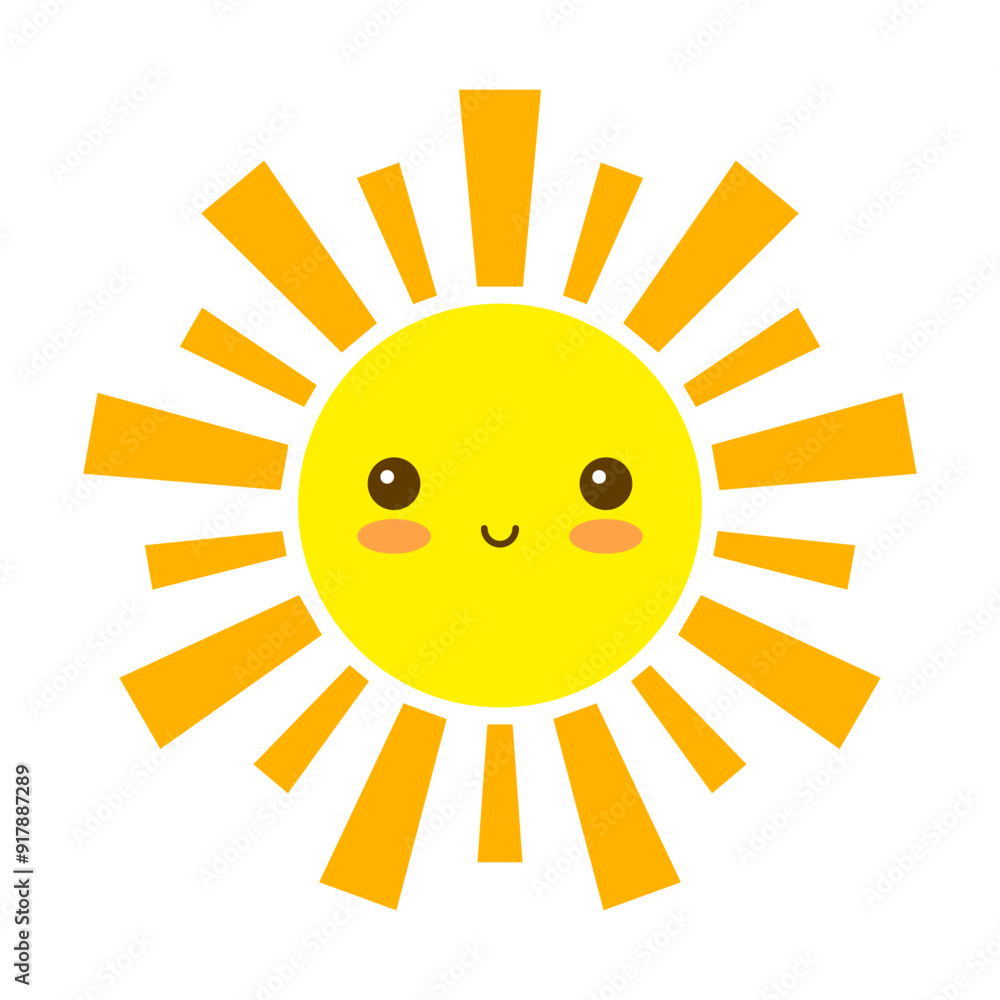 Cartoon cute sun with smiling face svg cut file. Isolated vector illustration. Cartoon cute sun with smiling face svg cut file. Isolated vector illustration.