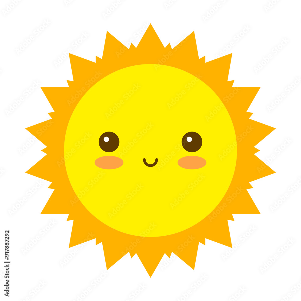 Cartoon cute sun with smiling face svg cut file. Isolated vector illustration. Cartoon cute sun with smiling face svg cut file. Isolated vector illustration.