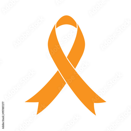 Purple ribbon pancreatic cancer symbol svg cut file. Isolated vector illustration.