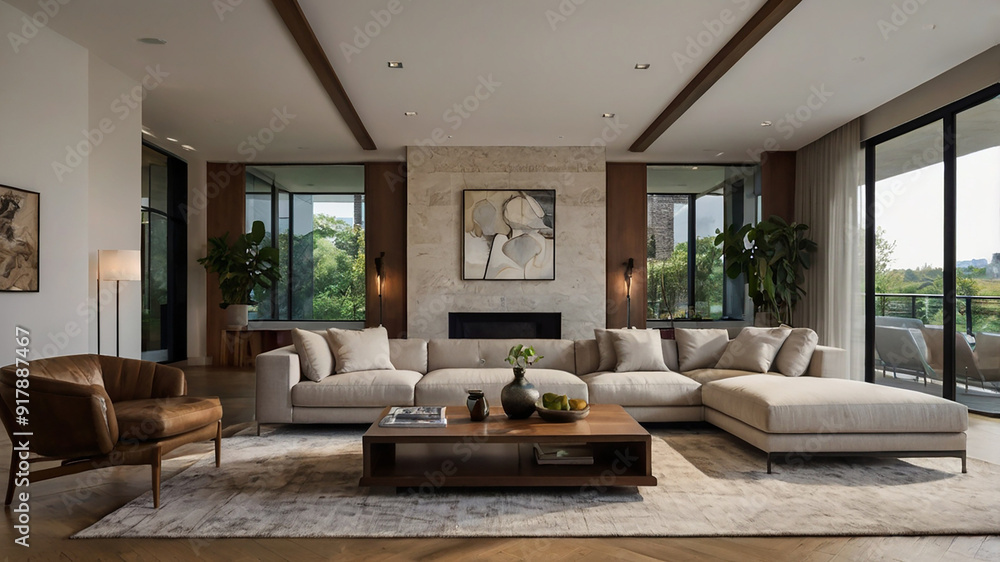 living room with wooden furniture living room with wooden furniture