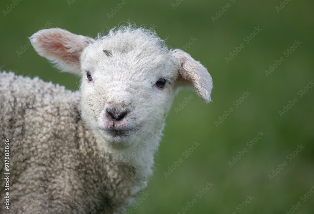 Portrait of a cute baby lamb. Auckland. Portrait of a cute baby lamb. Auckland.