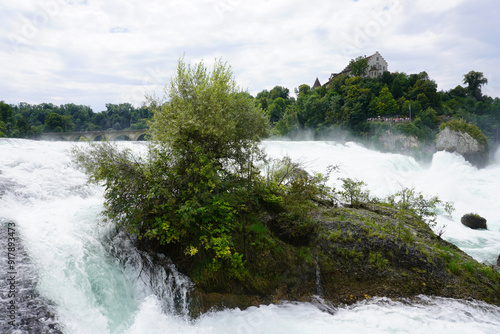 Der Rheinfall in Schaffhausen in der Schweiz photo