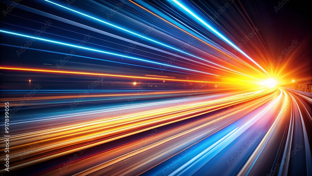 High-speed motion blur captures a dynamic streak of light racing through a dark background, conveying a sense of intense velocity and kinetic energy. High-speed motion blur captures a dynamic streak of light racing through a dark background, conveying a sense of intense velocity and kinetic energy.