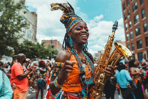 Juneteenth parade and festival captured in philadelphia, vibrant photography of the event