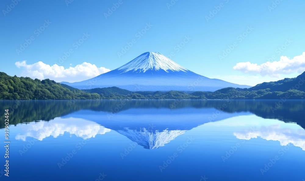 Enchanting Anime-Style Winter Wonderland: Majestic Snowy Mountains Reflected in Serene Lake. AI-Generated Masterpiece for Cultural Illustrations and Creative Marketing. Festive 4K Wallpaper Blending C Enchanting Anime-Style Winter Wonderland: Majestic Snowy Mountains Reflected in Serene Lake. AI-Generated Masterpiece for Cultural Illustrations and Creative Marketing. Festive 4K Wallpaper Blending C