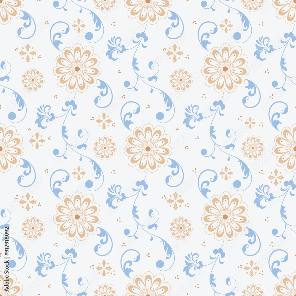 Collage contemporary floral seamless pattern. Collage contemporary floral seamless pattern.
