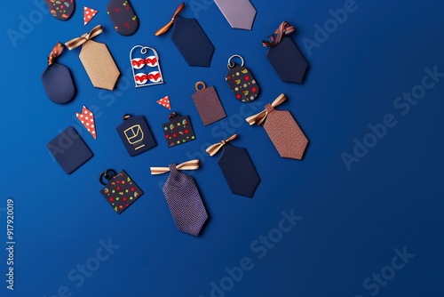 Fathers Day concept. Happy Fathers Day design, Fathers Day party background. Fathers Day Theme Background.