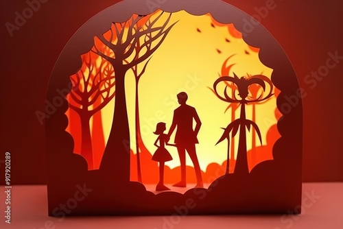 Fathers Day concept. Happy Fathers Day design, Fathers Day party background. Fathers Day Theme Background.