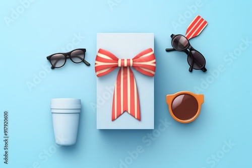 Fathers Day concept. Happy Fathers Day design, Fathers Day party background. Fathers Day Theme Background.