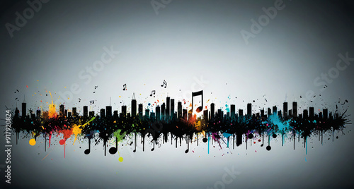 abstract music background