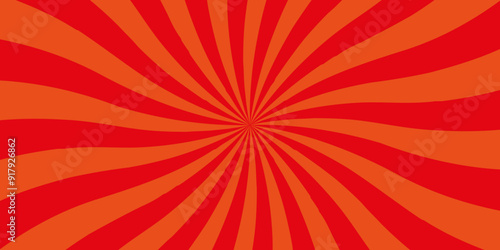 Abstract background with rays retro starburst abstract. Sunburst background vector illustration pattern beam rays. Spiral radial striped backdrop design.
