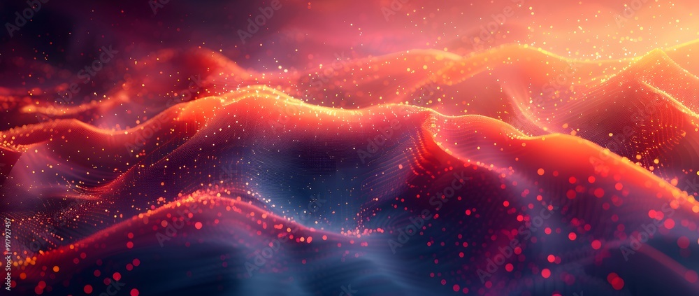 Abstract Digital Landscape with Red and Orange Hues. A vibrant and abstract digital landscape with red and orange hues. The image is a blend of organic and geometric forms, creating a sense of depth. Abstract Digital Landscape with Red and Orange Hues. A vibrant and abstract digital landscape with red and orange hues. The image is a blend of organic and geometric forms, creating a sense of depth.
