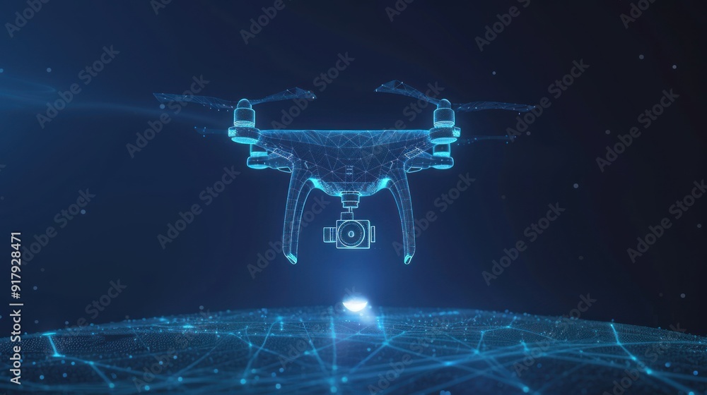 Digital Drone Hovering Over a Network Digital Drone Hovering Over a Network