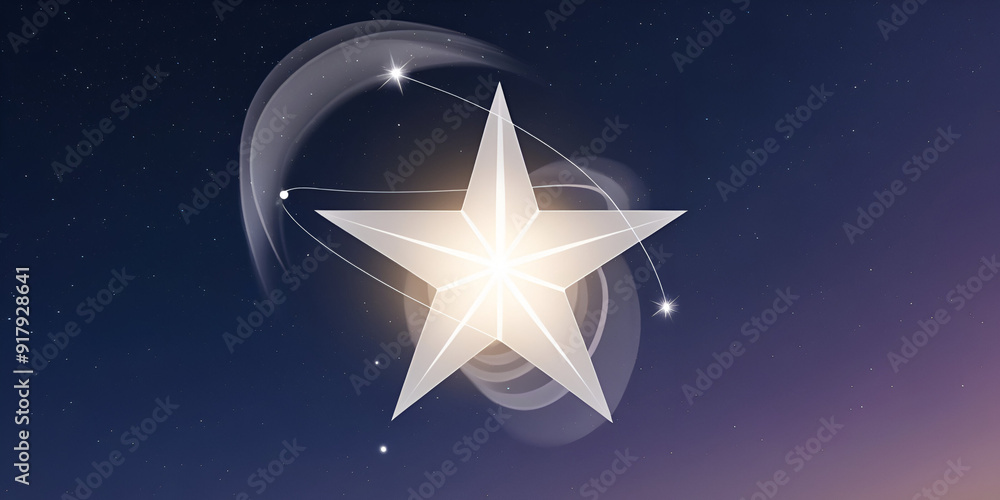 Obraz premium Altair Bright Star in Aquila Constellation with Rapid Rotation and Summer Triangle