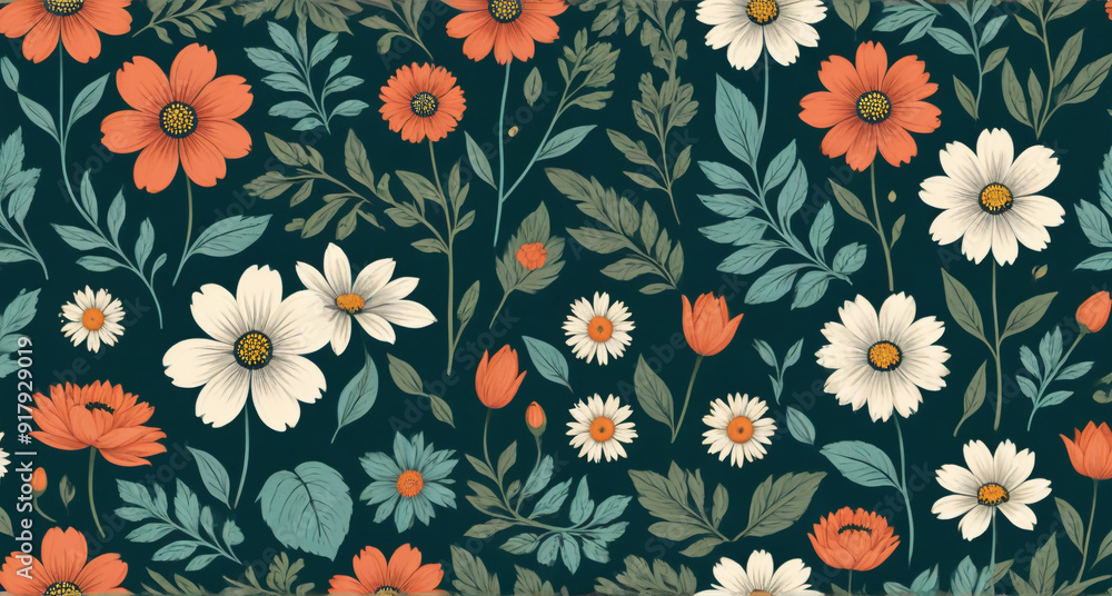 seamless floral pattern seamless floral pattern