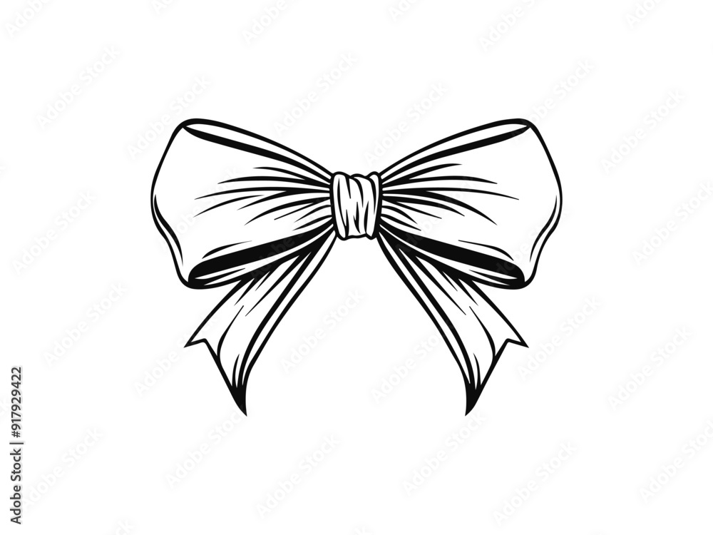 Bow ribbon vector illustration Bow ribbon vector illustration