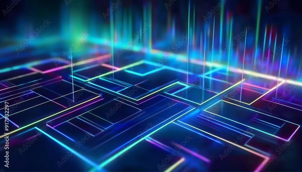 Futuristic AI and Neural Network Visualization: A Digital Design Theme for Tech, Data, and Education Futuristic AI and Neural Network Visualization: A Digital Design Theme for Tech, Data, and Education
