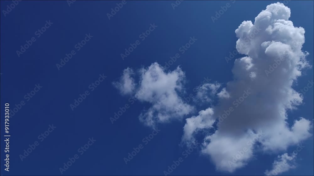 Curious large cumulonimbus grows and moves to another place Curious large cumulonimbus grows and moves to another place