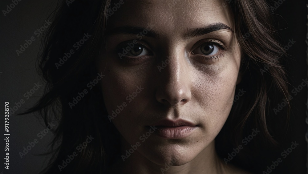 Mourning Shadows Portrait of Inner Turmoil Mourning Shadows Portrait of Inner Turmoil